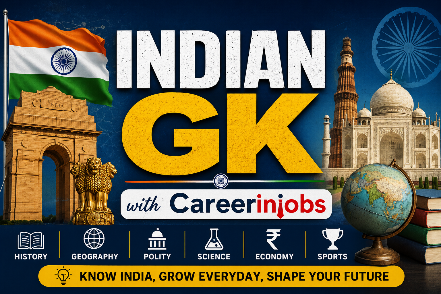 Indian General Knowledge With Careerinjobs